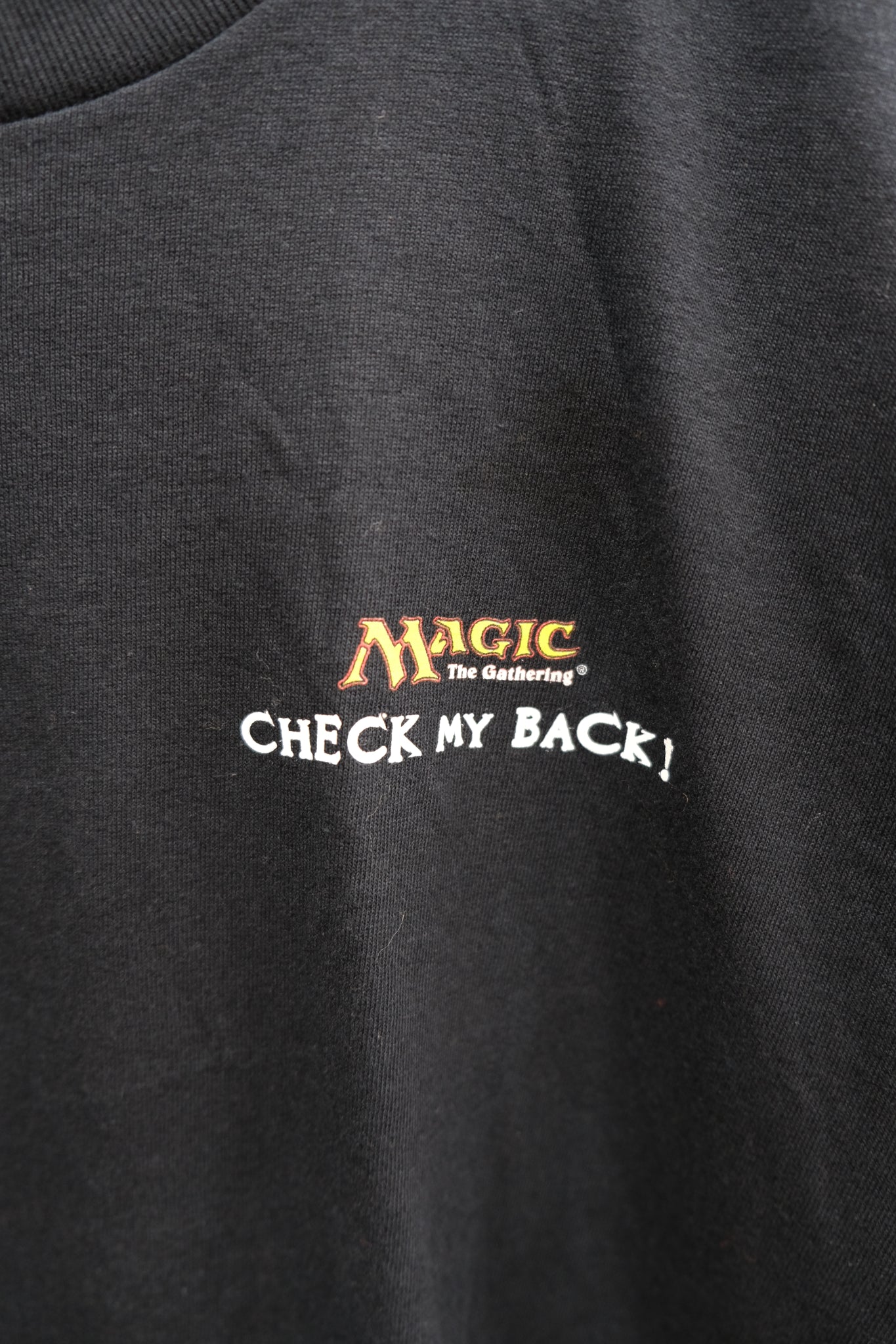 Magic the Gathering “check my back” T-shirt