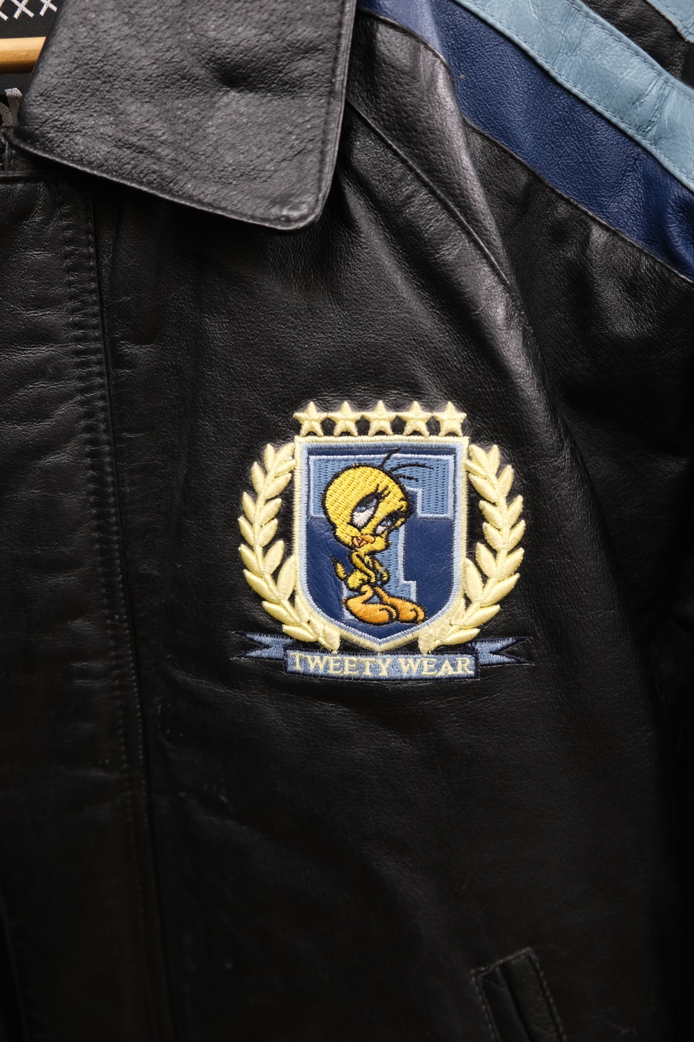 Vintage Looney Tunes Leather Jacket