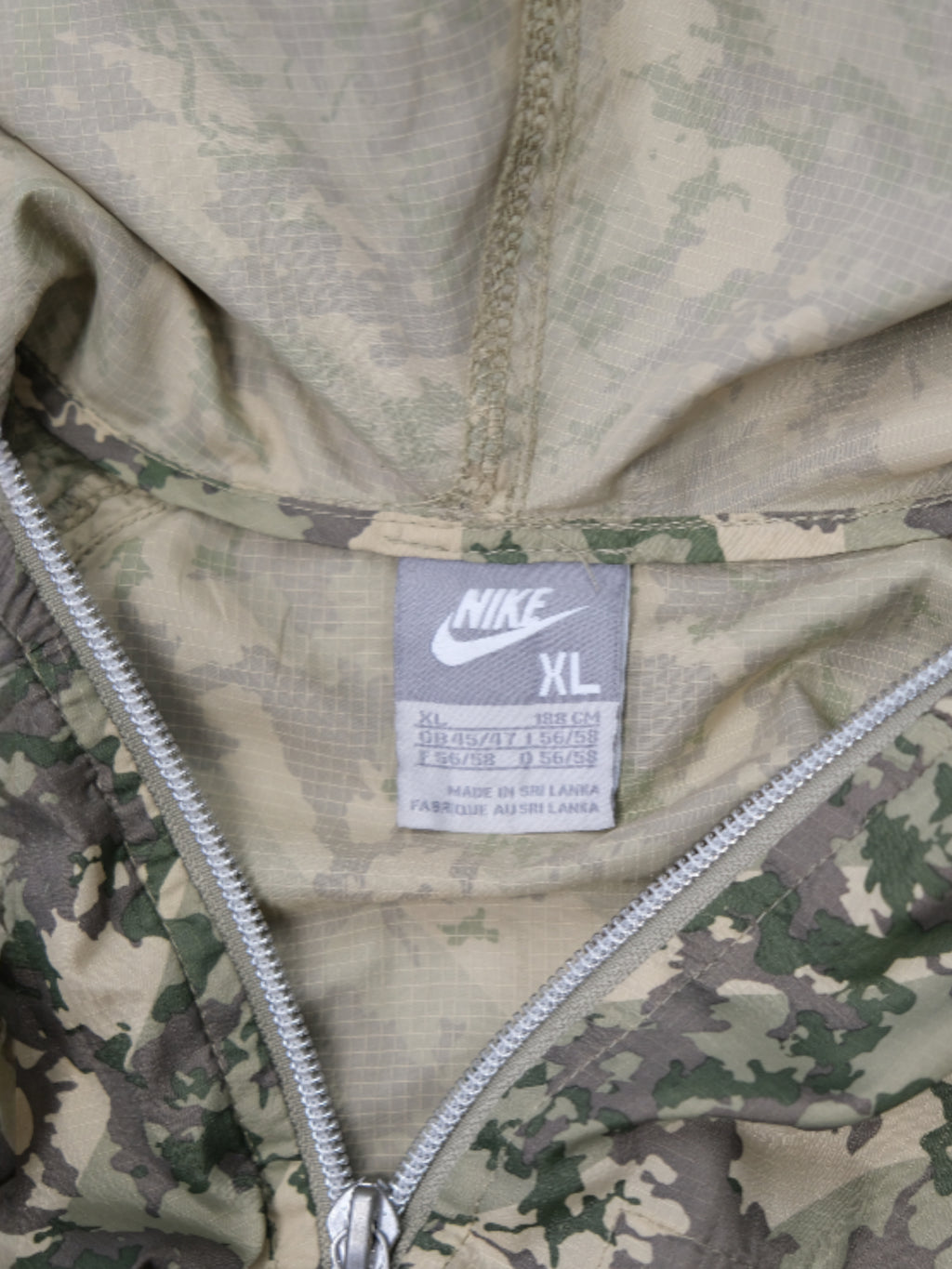 Vintage Nike camo windbreaker