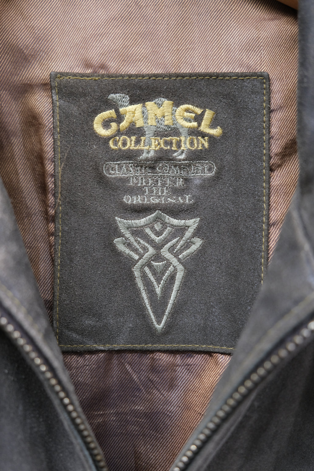 Camel suede jacket