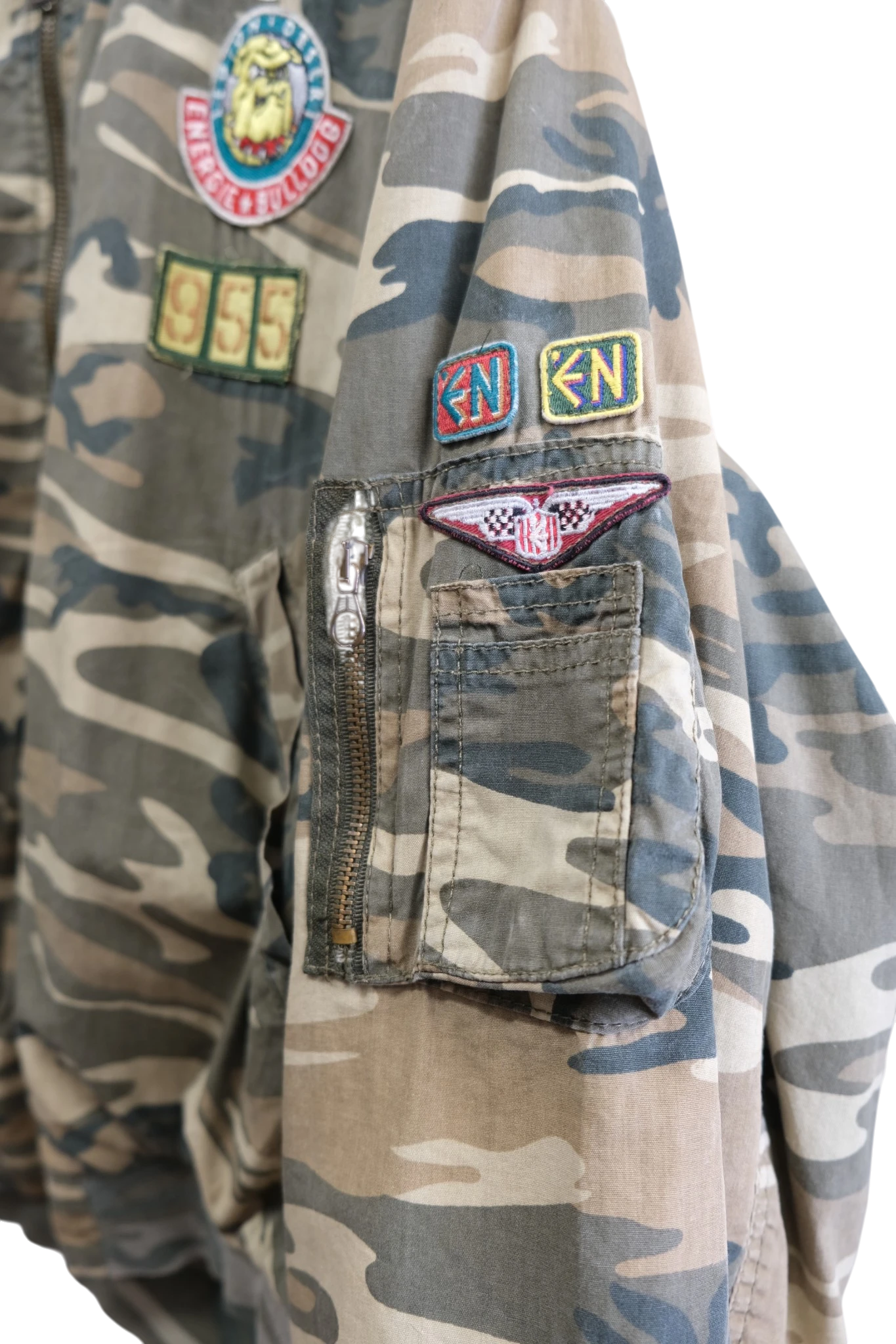 Energie camo bomber jacket