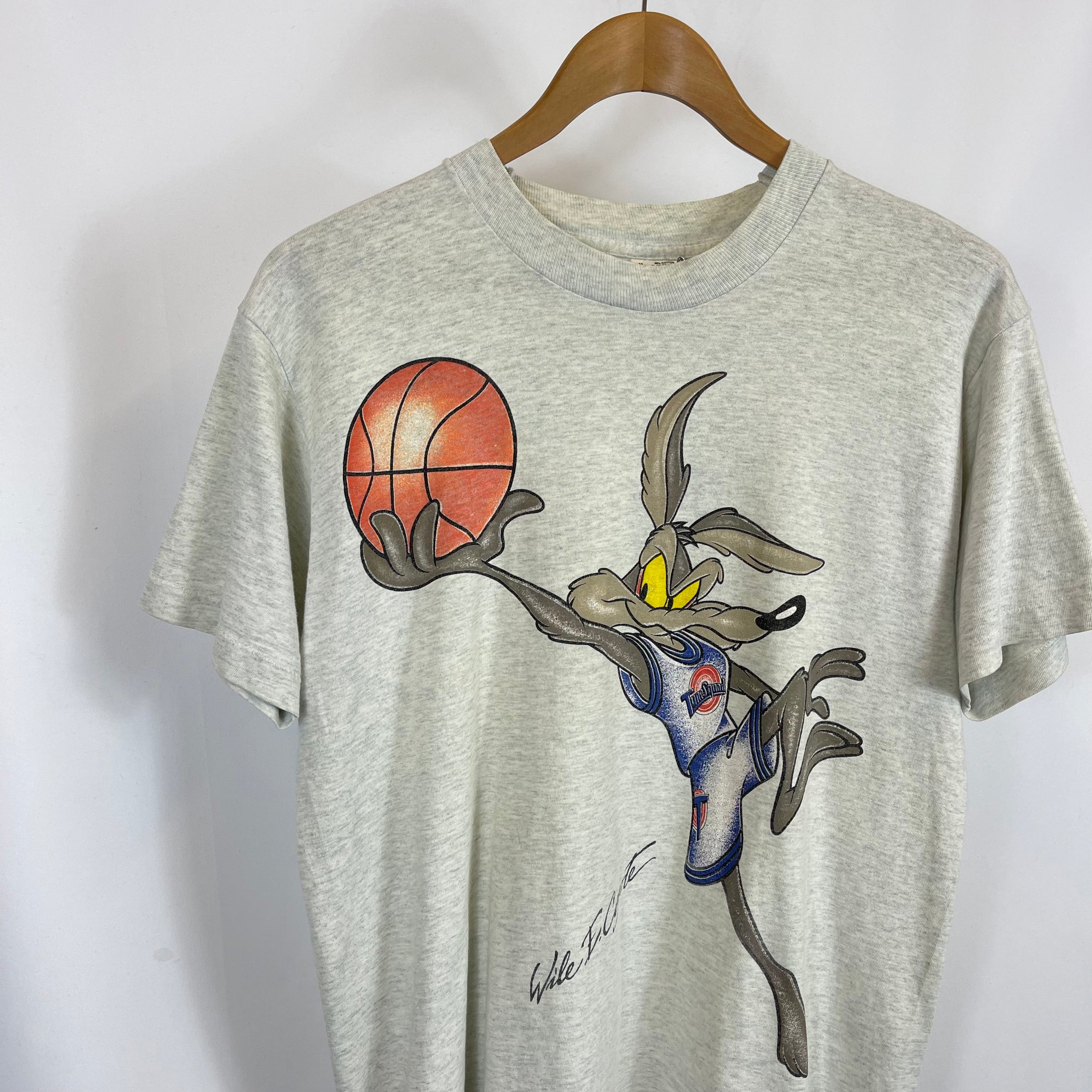 90s Vintage Spacejam Graphic T-Shirt (M)