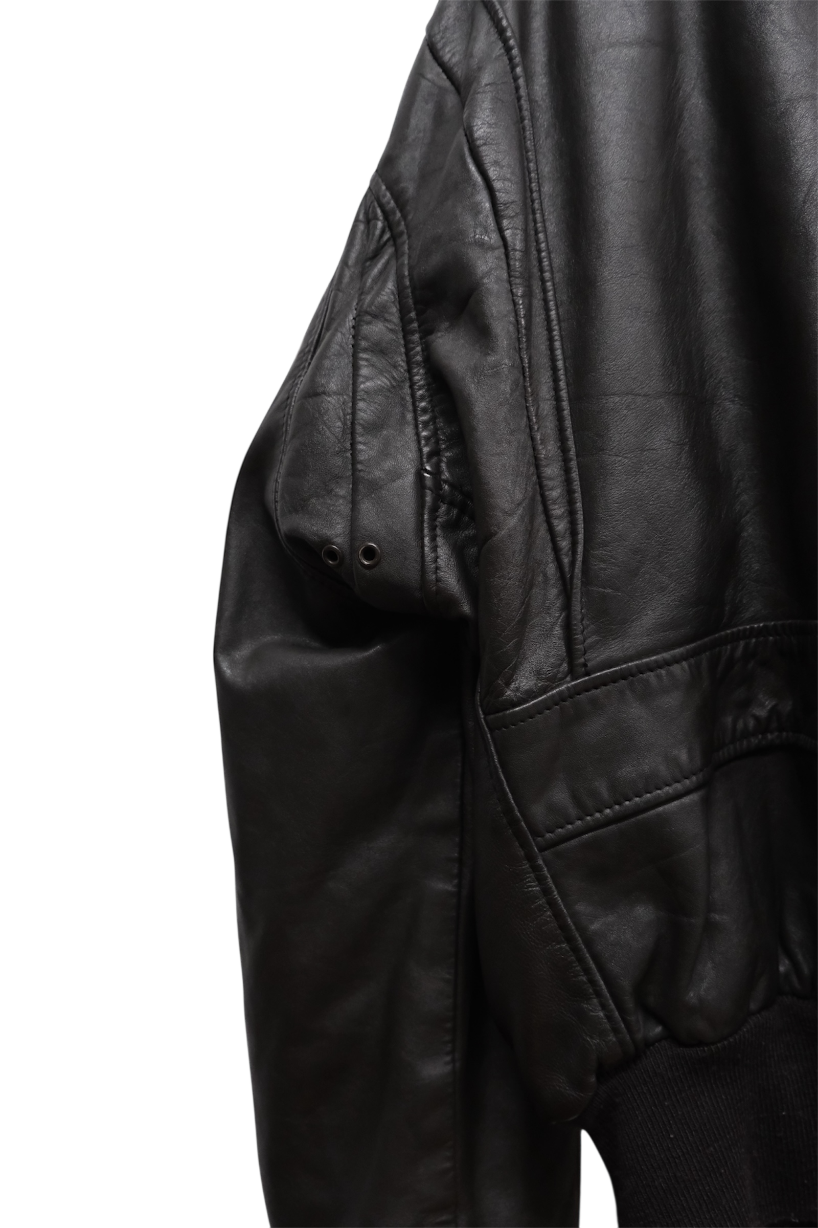 Schott Fur Lined Leather Jacket