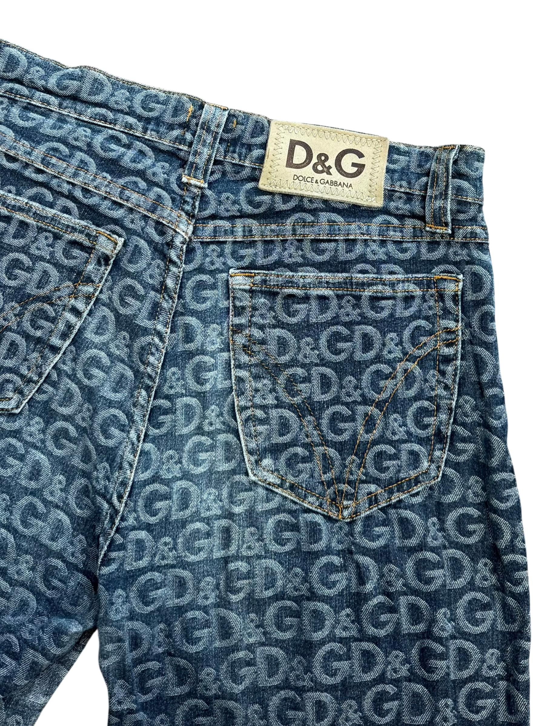 90s D&G All-Over Print Jeans