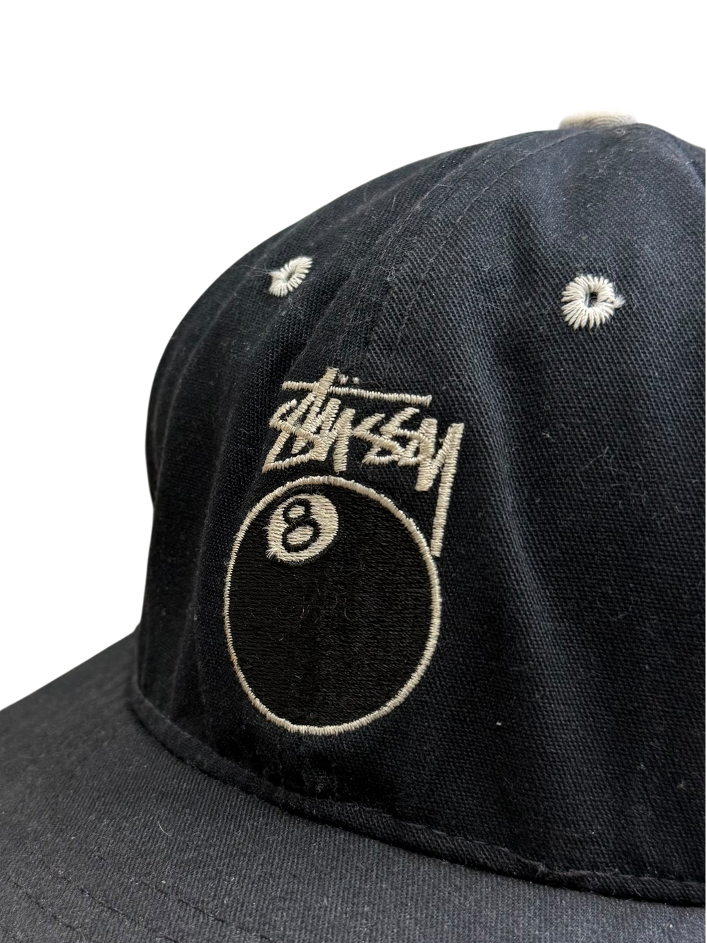Vintage Stussy Eight-ball SnapBack Hat