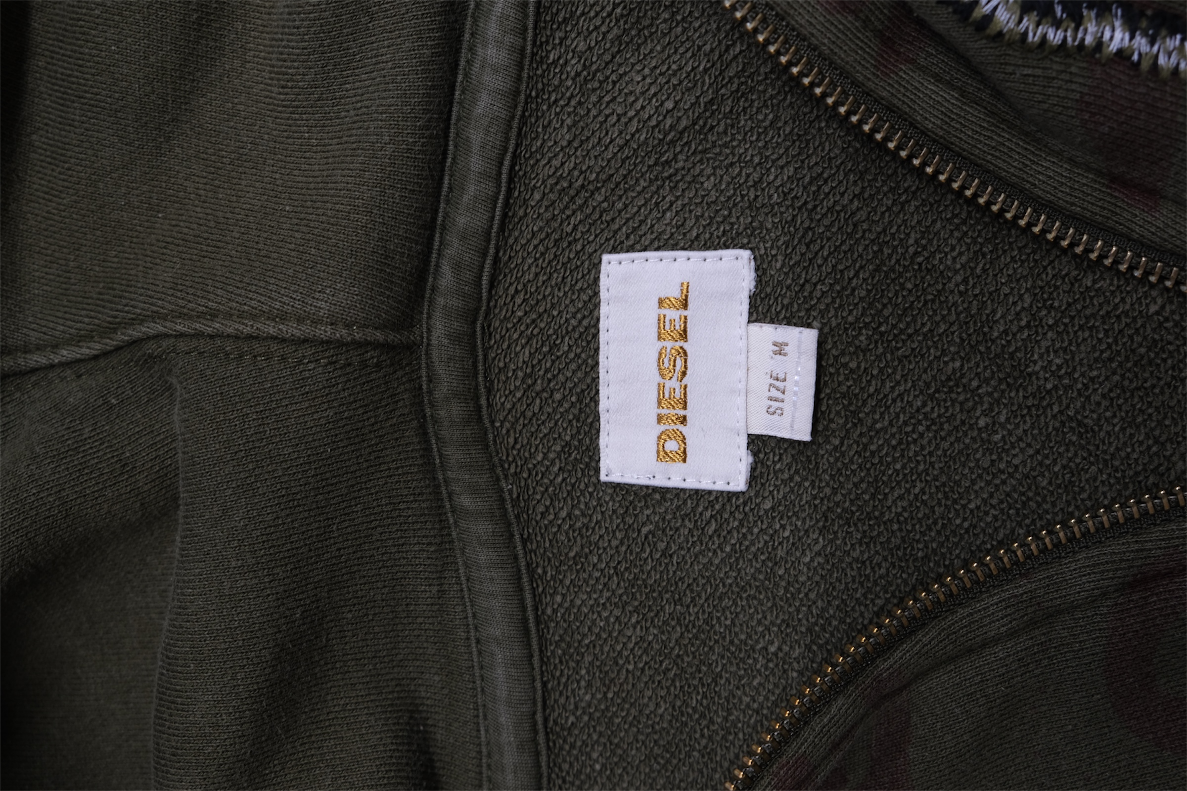 Diesel zip up hoodie