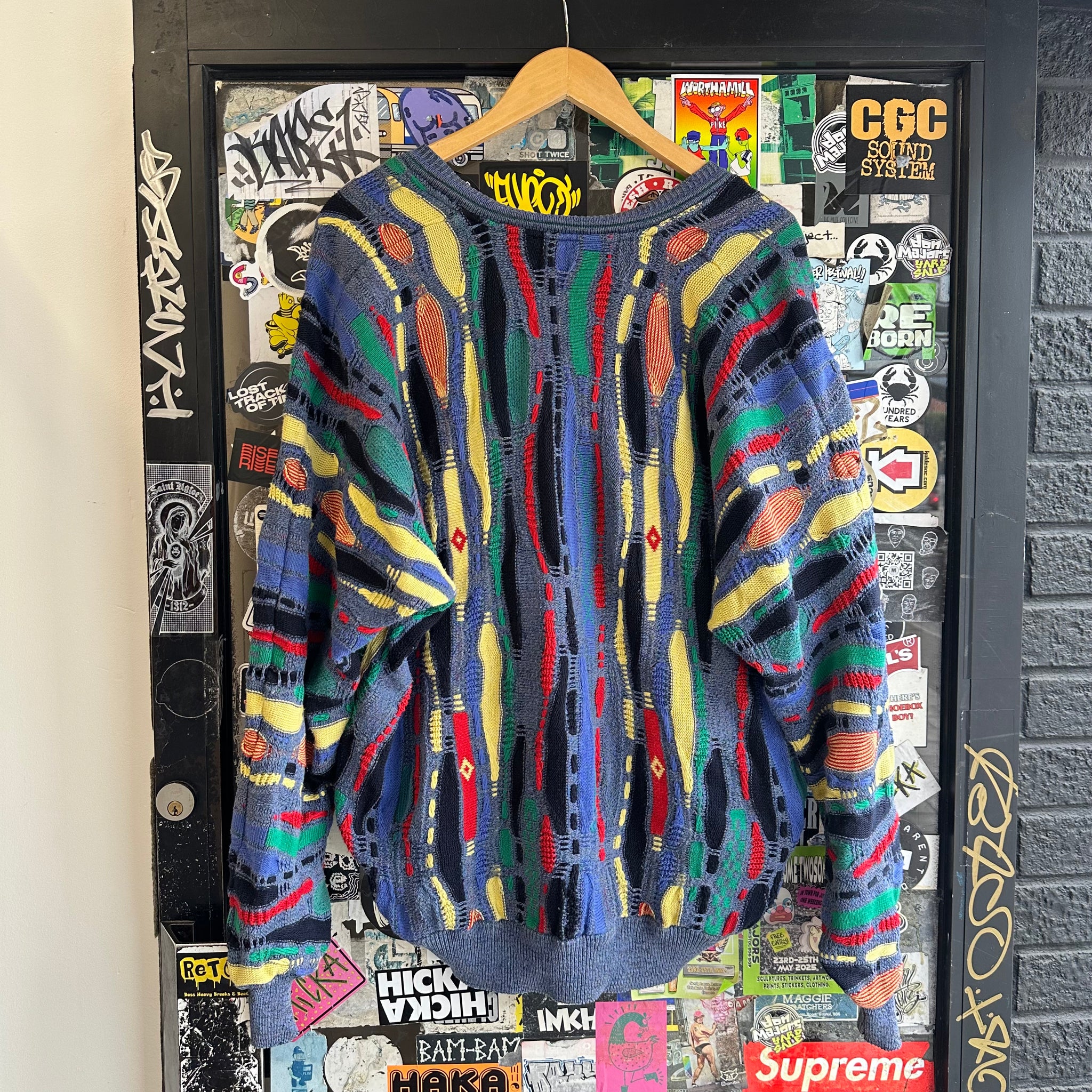 Vintage 90s Coco Colucci V-Neck Knit (L)