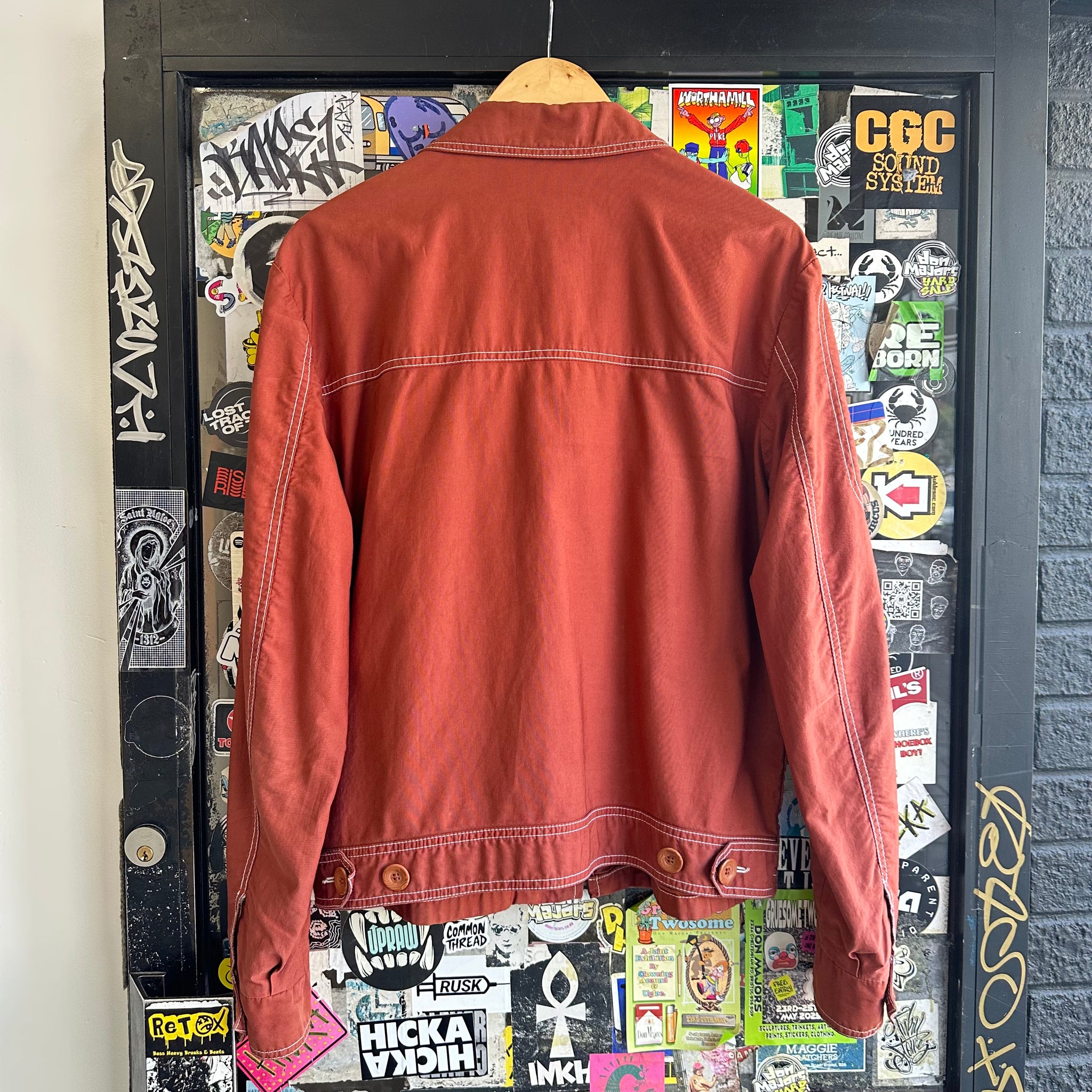 Vintage Armani Jeans Technical Zip Jacket (M)