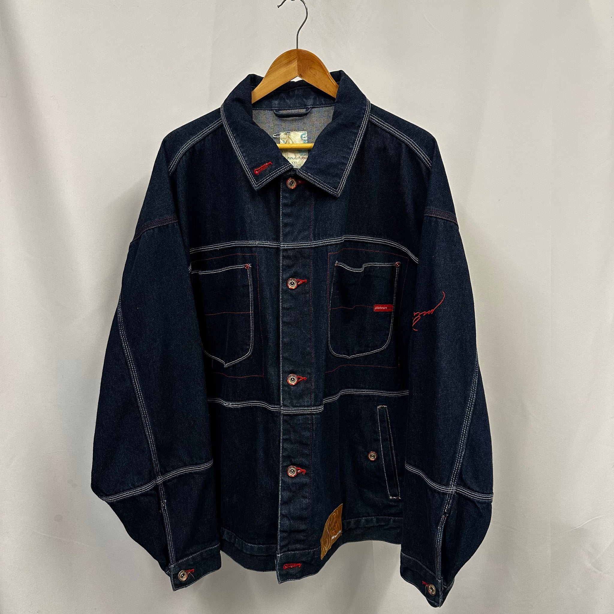 90's Fubu Platinum 'Ali' Denim Jacket (XXL)