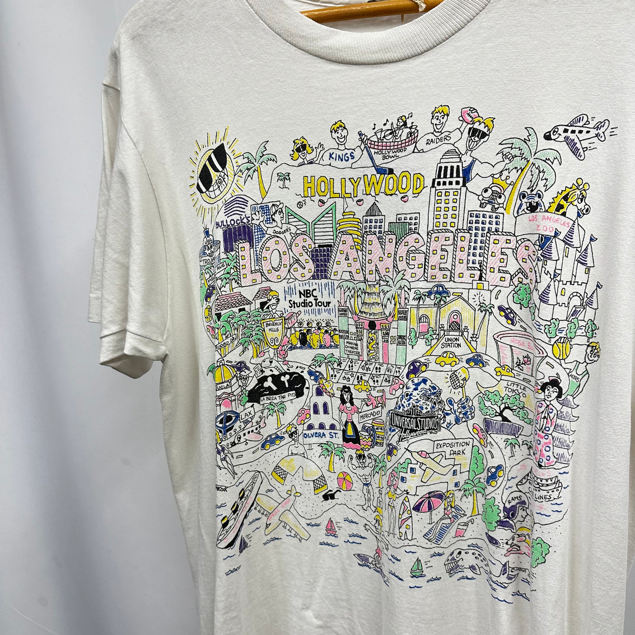 90's Hollywood Graphic T-shirt (M)