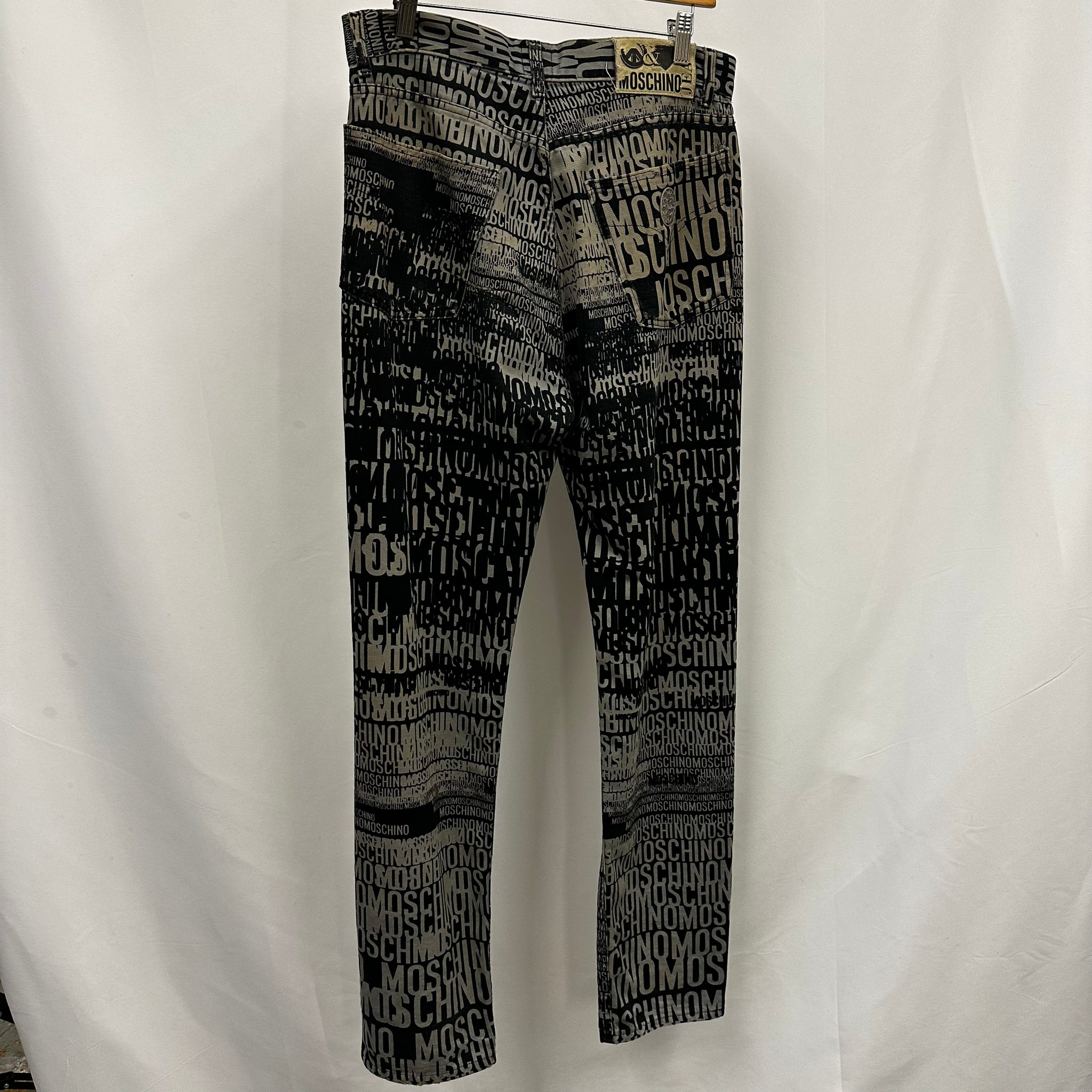 00's Moschino Monogram Jeans (32r)