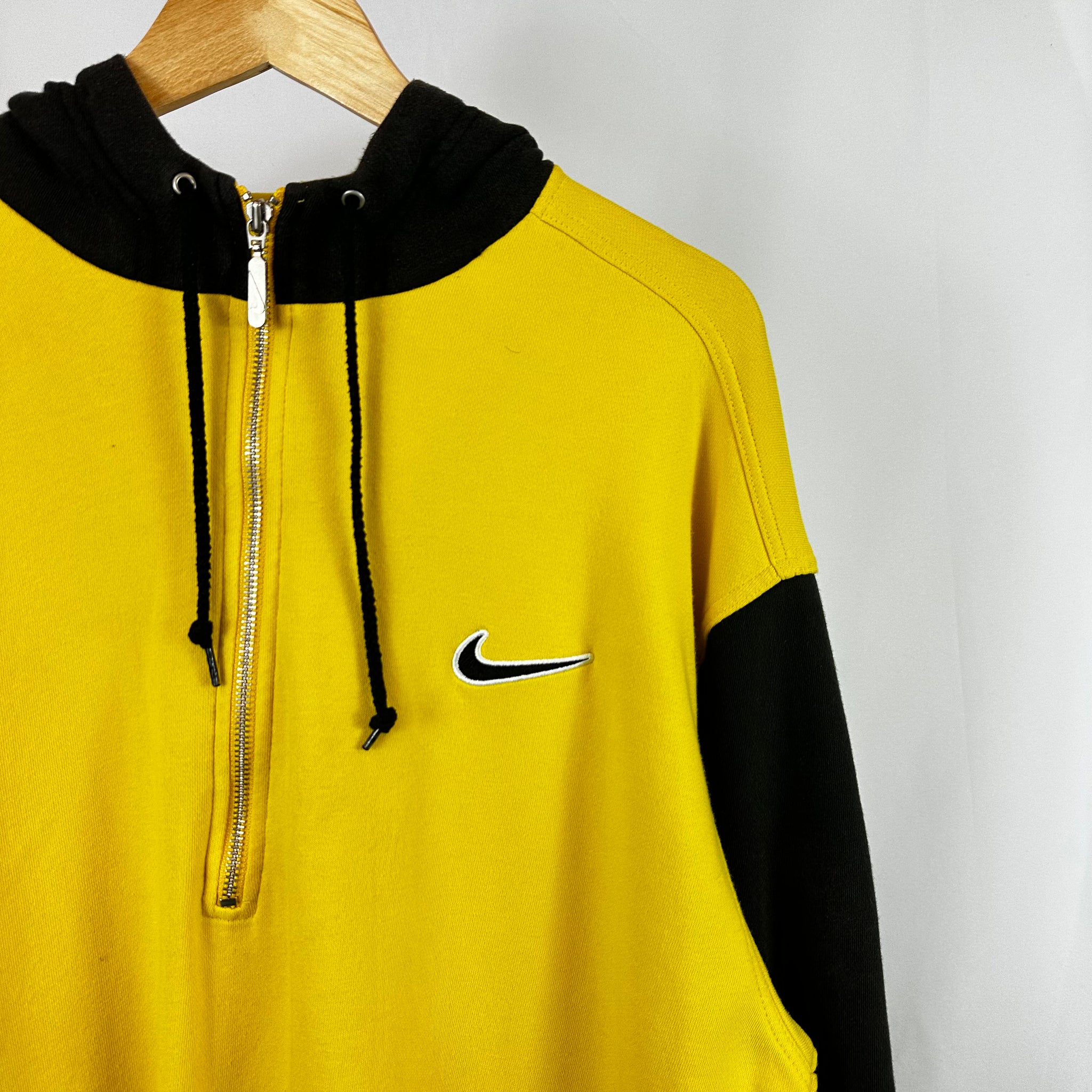 90's Nike Half Zip Hoodie (L)