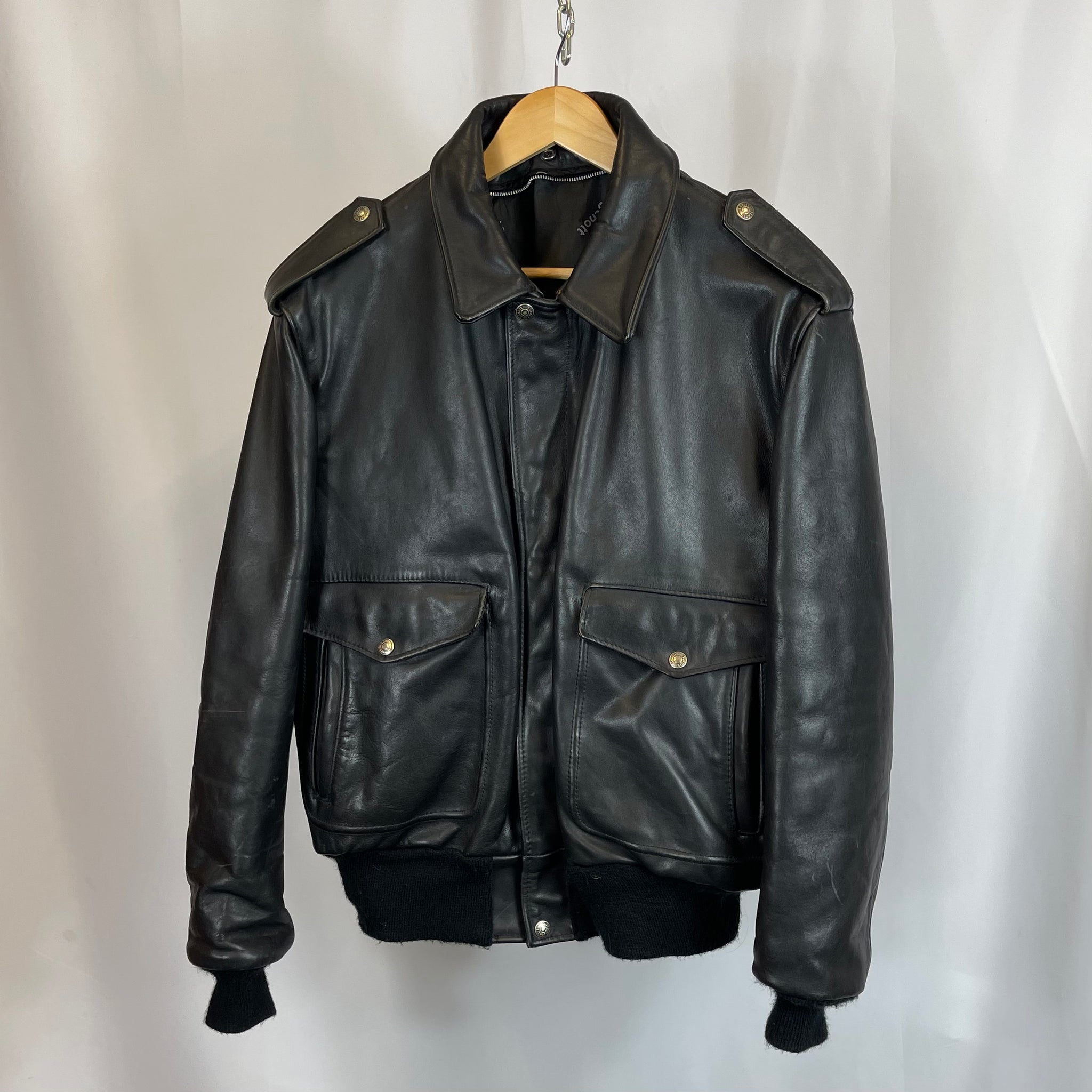 90's Schott Leather Jacket (L)