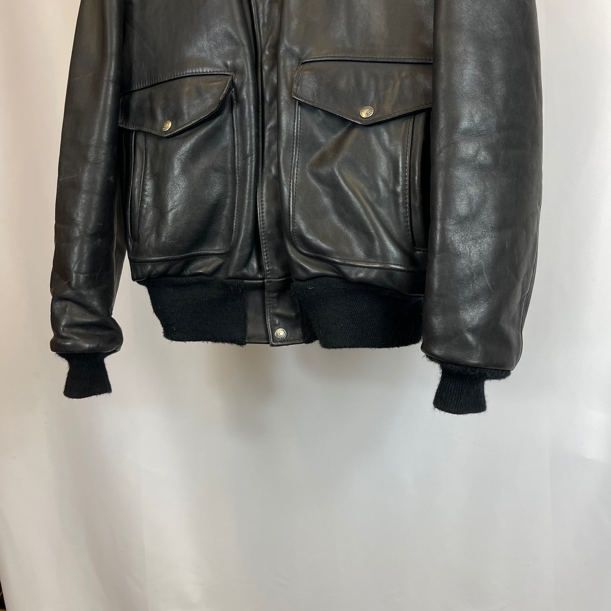 90's Schott Leather Jacket (L)