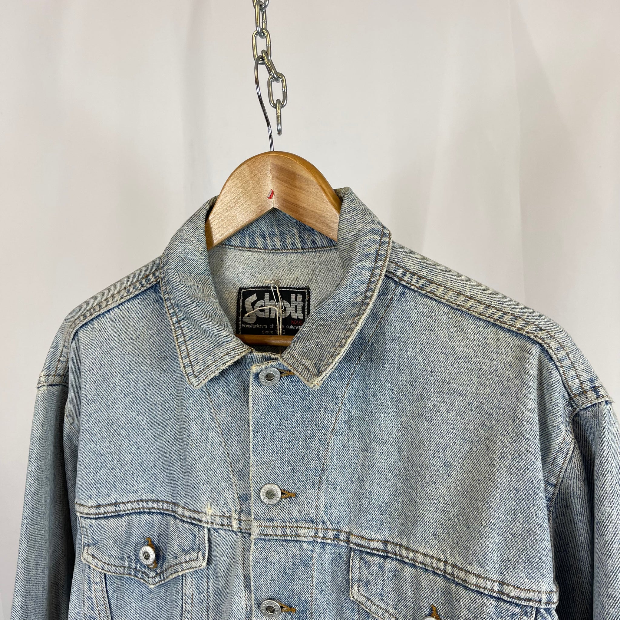 90's Schott Denim Jacket (S)