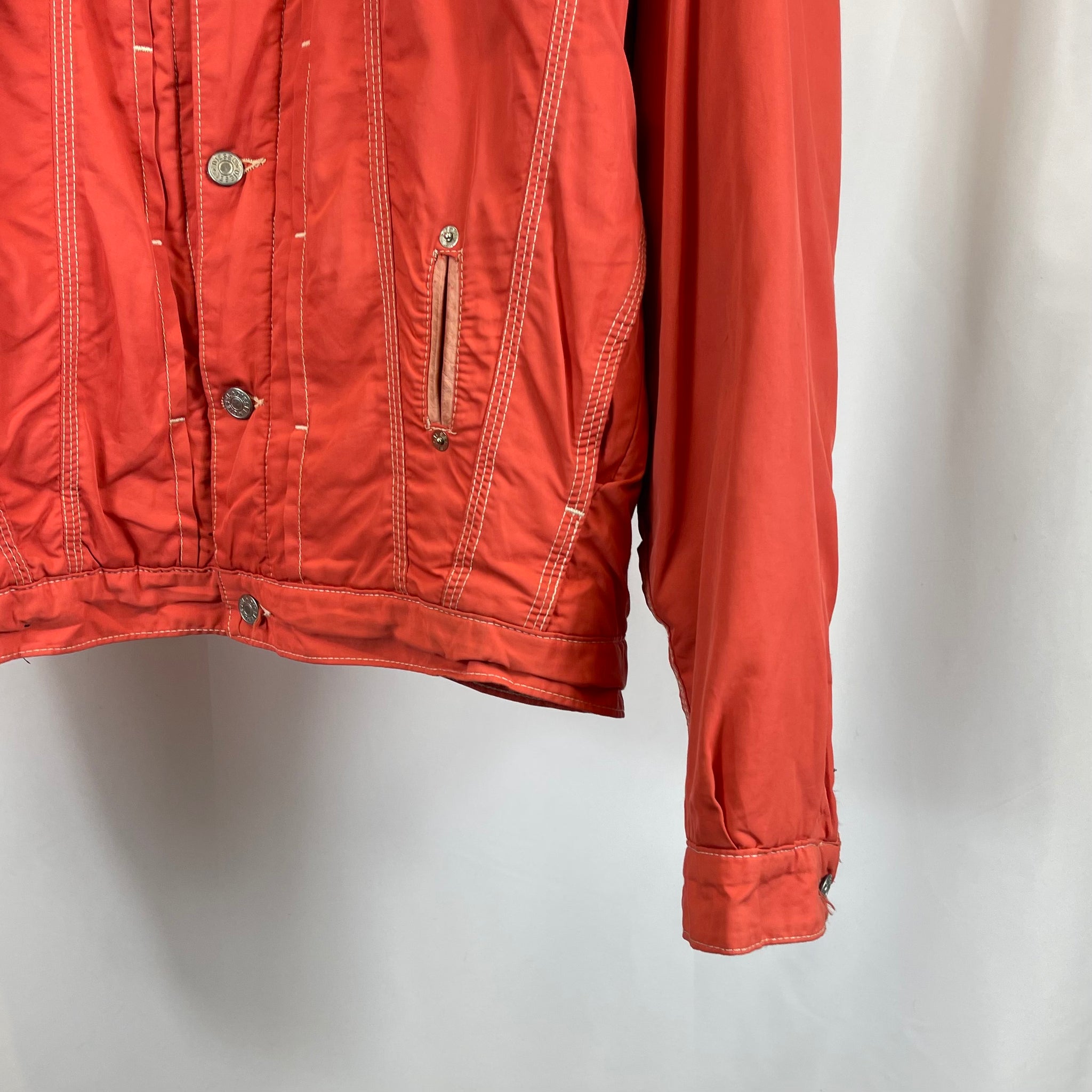 90's Diesel Salmon Denim Jacket (L)