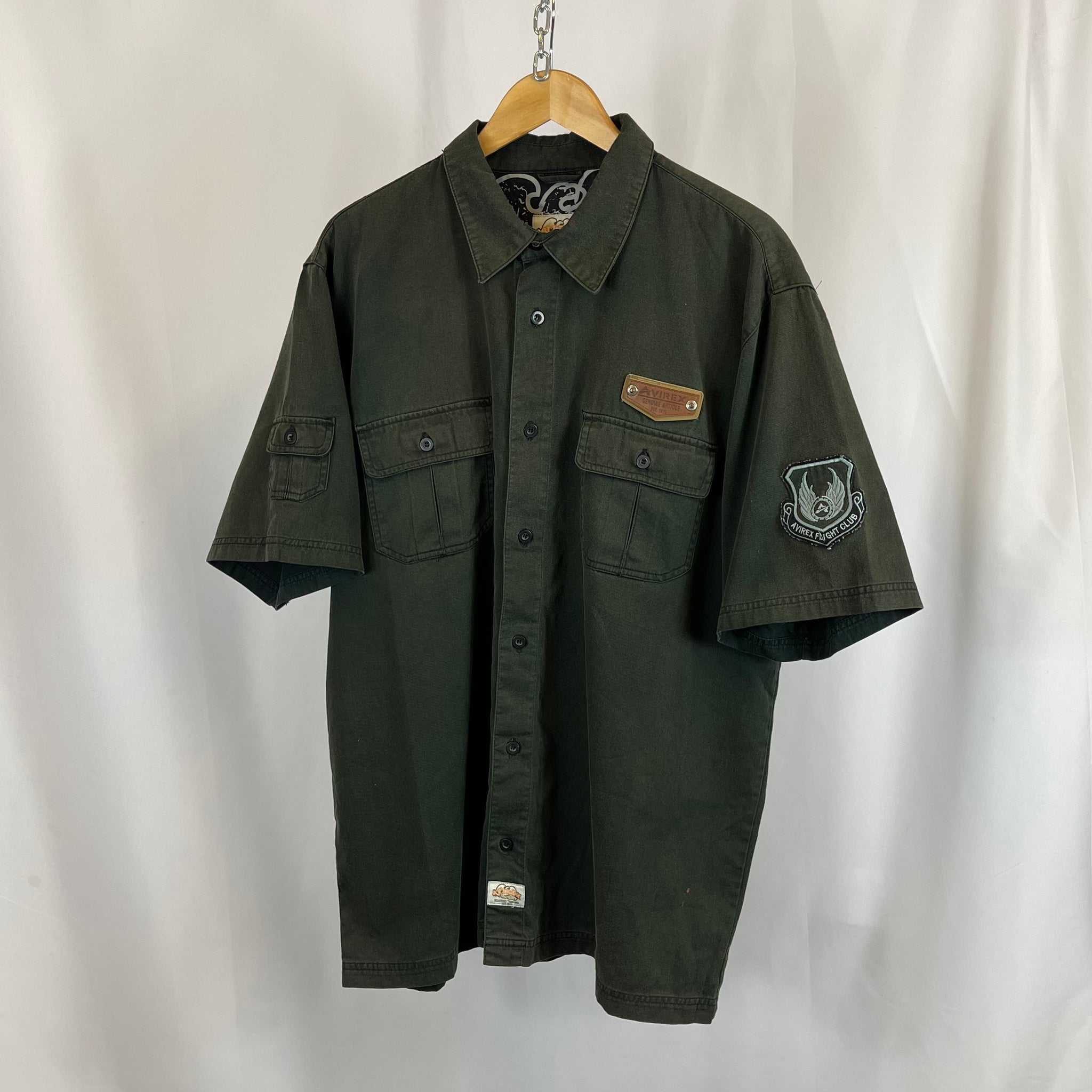 90's Avirex Button Down Shirt (XL)