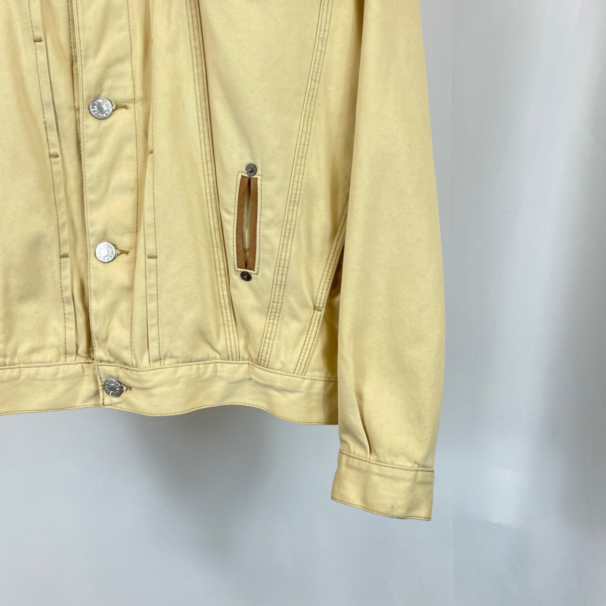 90's Diesel Beige Denim Jacket (M)