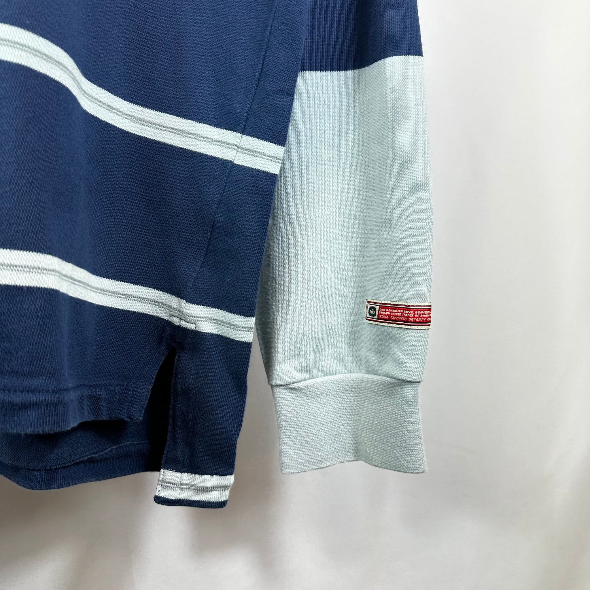 00s Nike Baby Blue Rugby Polo (L)