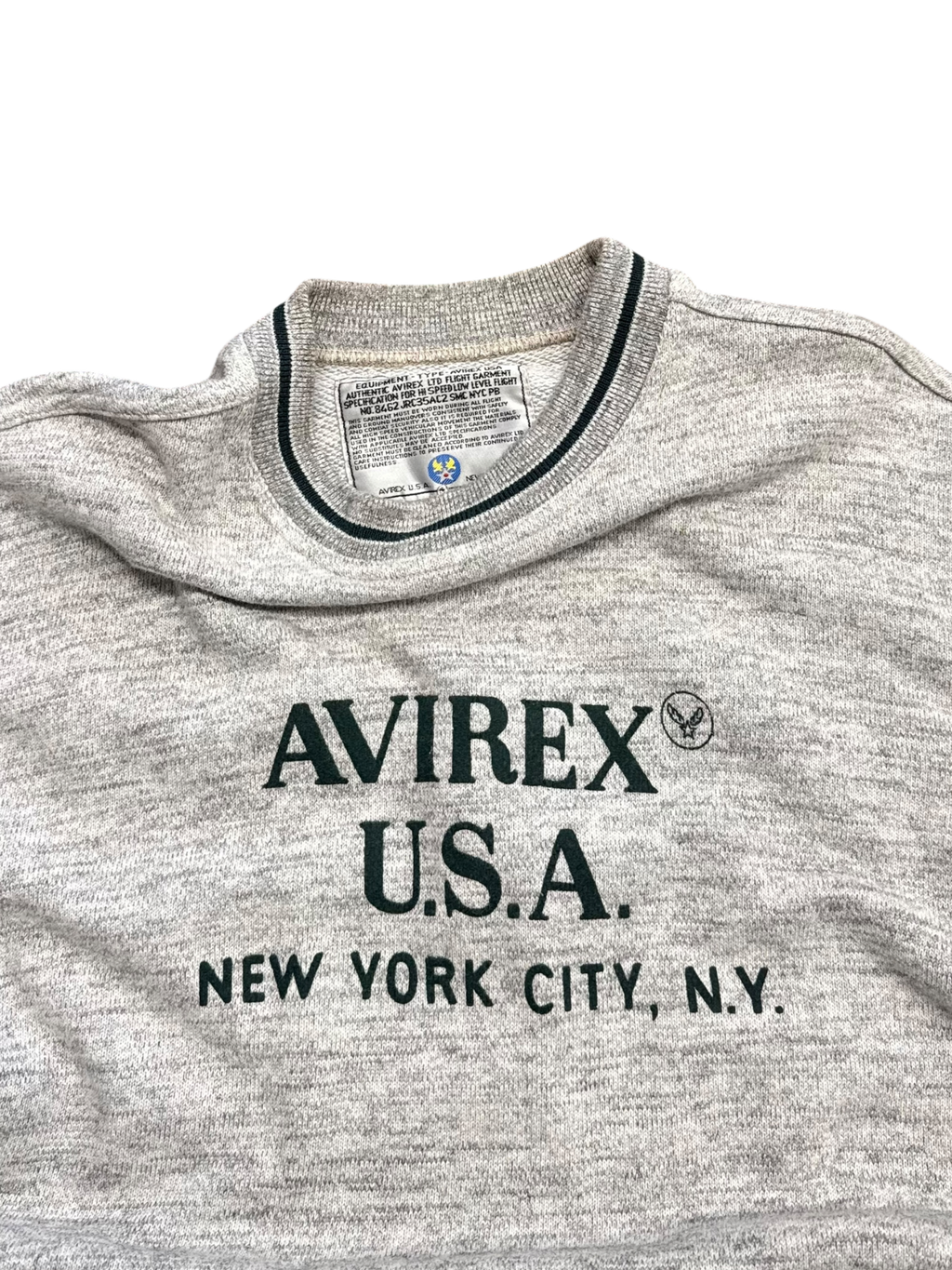 Vintage Avirex Tight Neck Sweatshirt