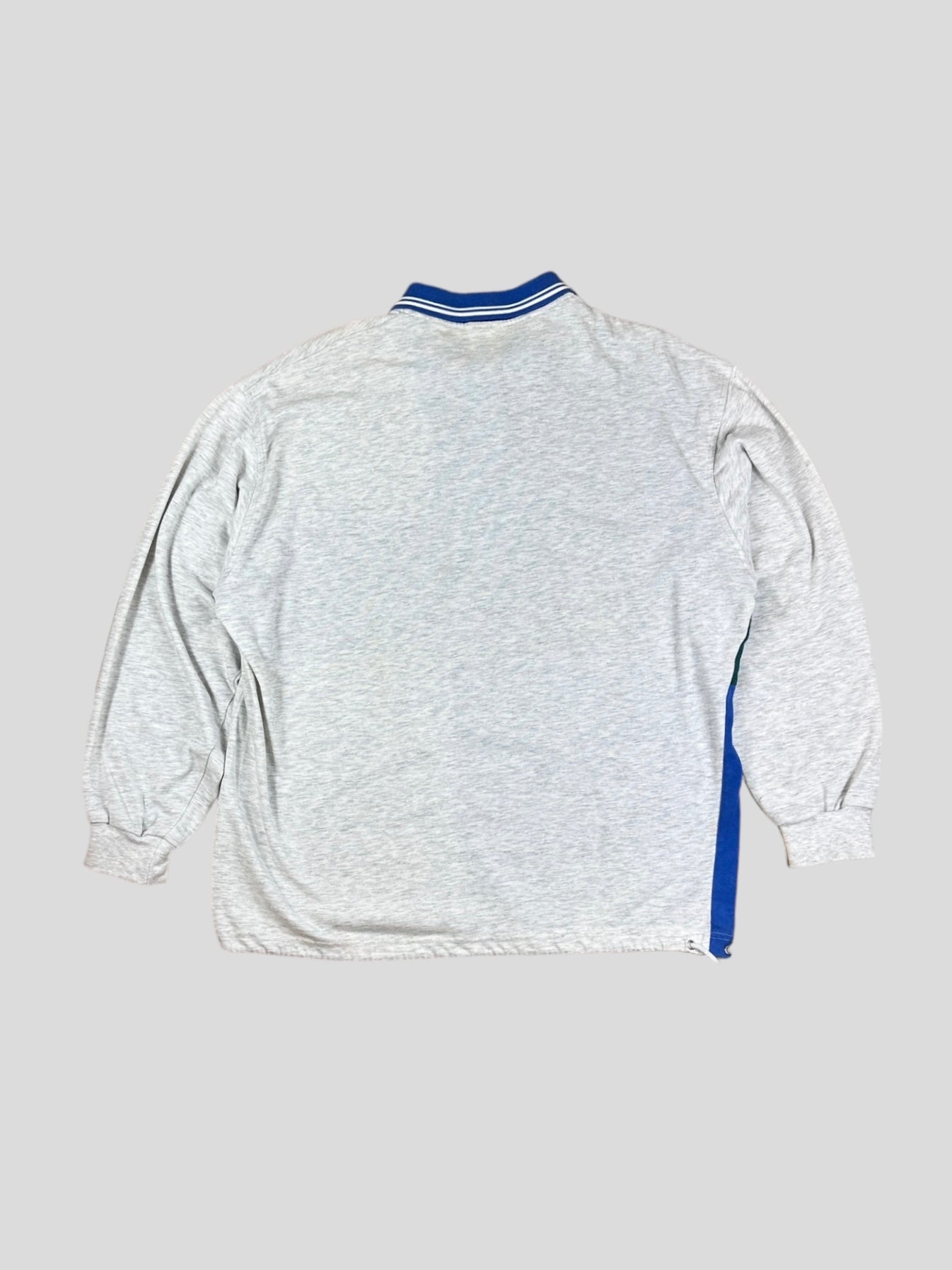 Vintage adidas blue collared sweatshirt