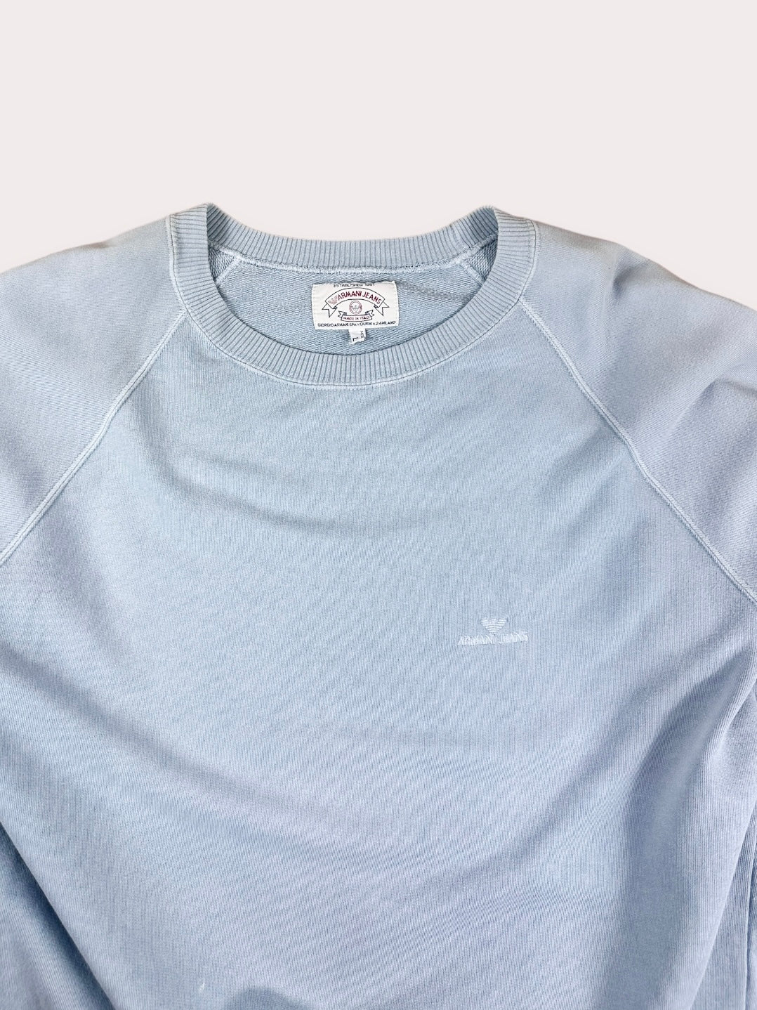 Vintage armani blue sweatshirt