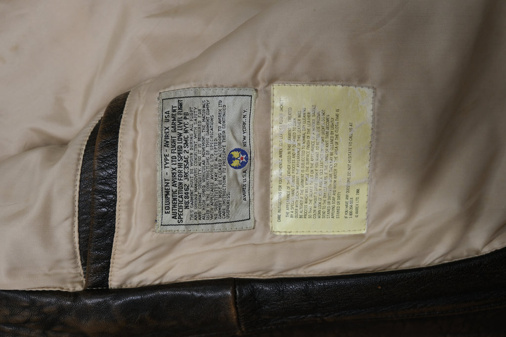 Brown Avirex Leather Jacket