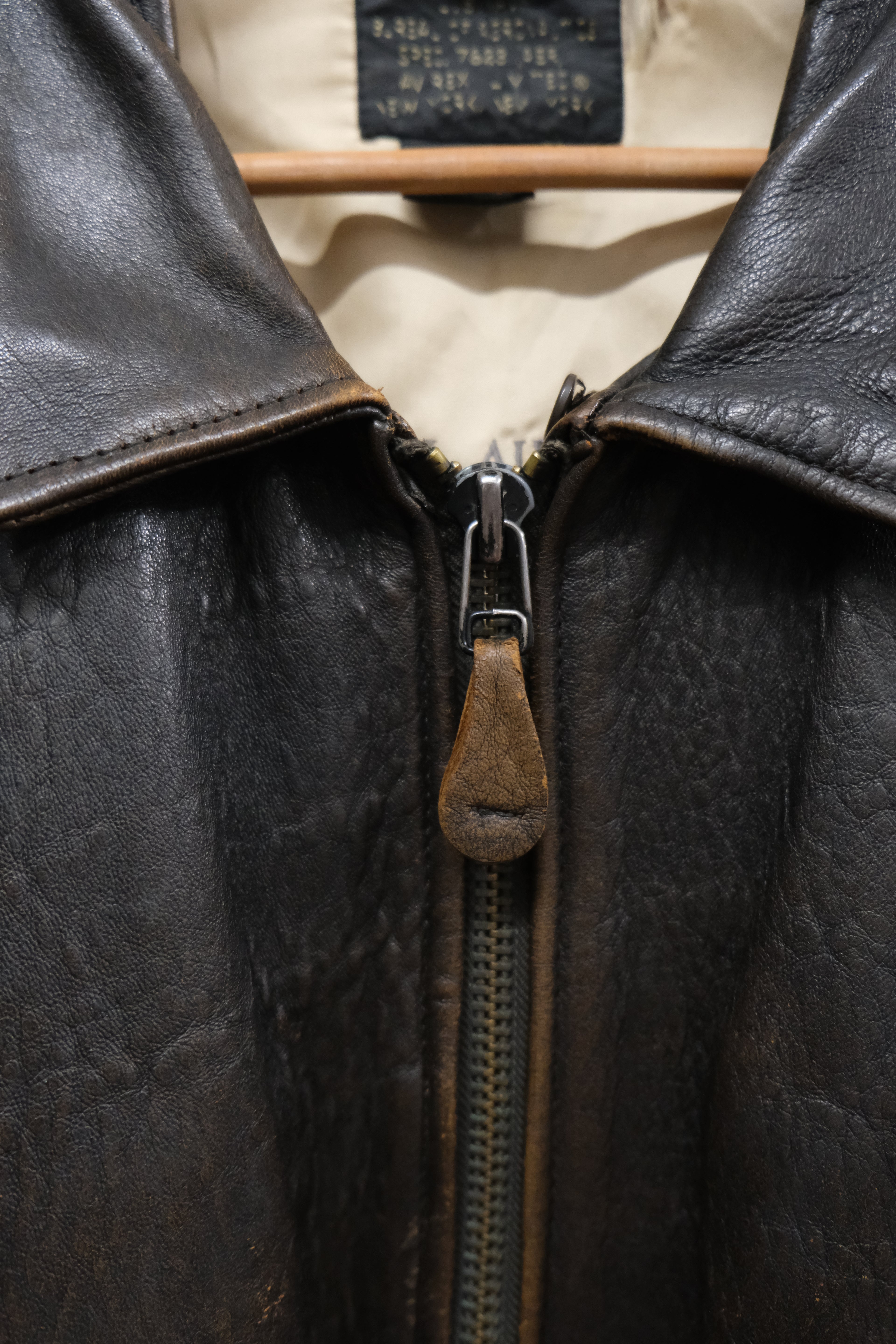 Brown Avirex Leather Jacket