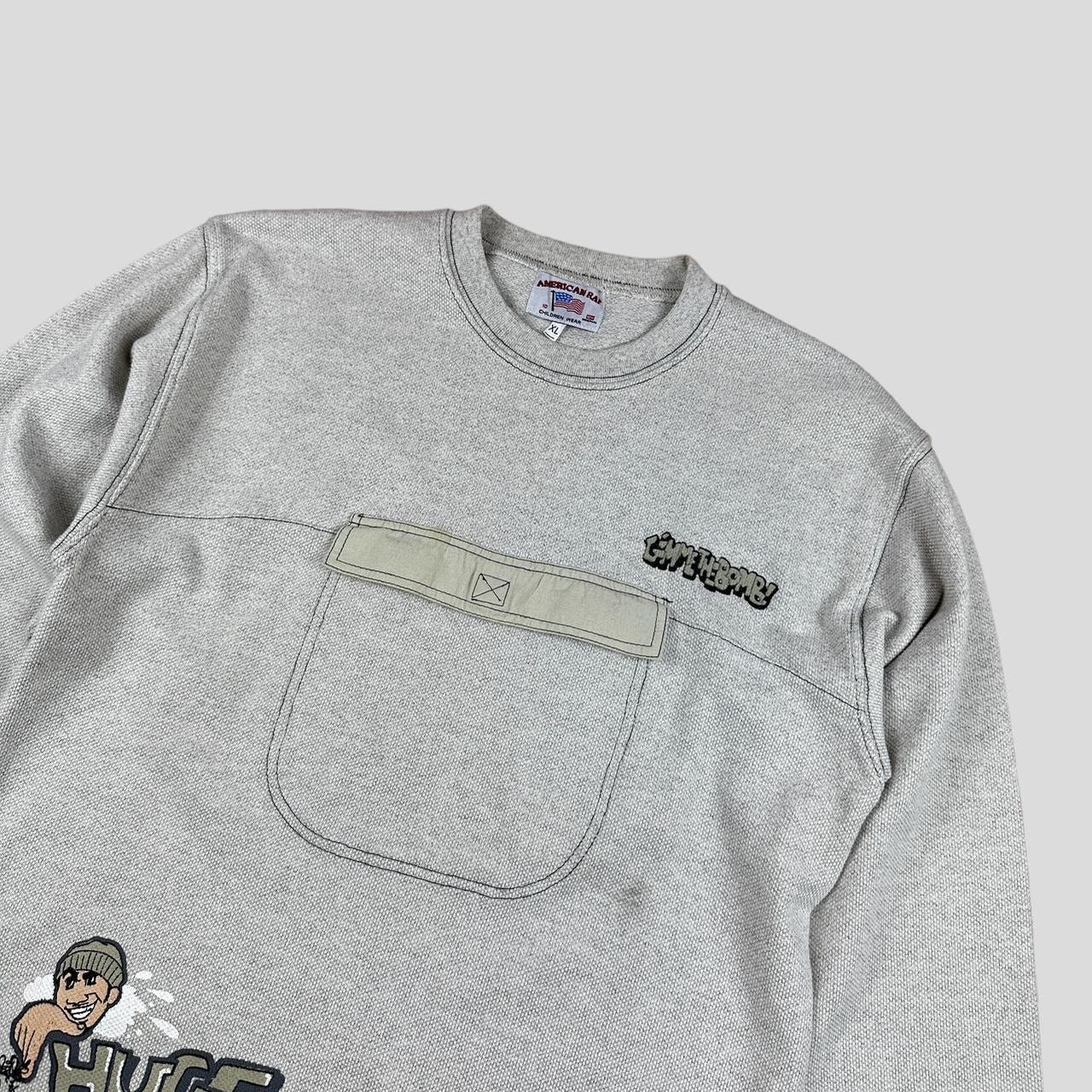 “Gimme the bomb” graphic sweatshirt